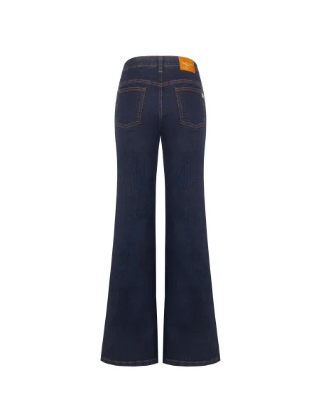 Jeans Wide Leg Elasticizzati Lavaggio Zero Rinascimento