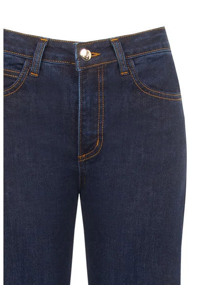 Jeans Wide Leg Elasticizzati Lavaggio Zero Rinascimento