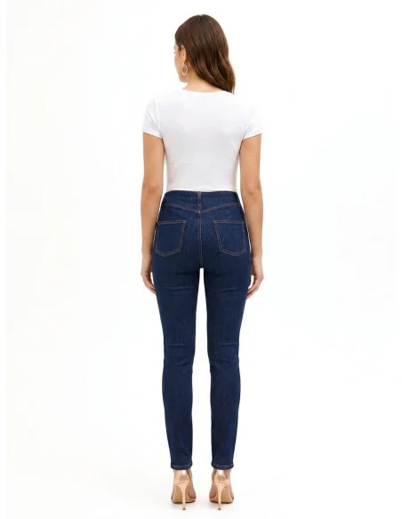 Jean skinny extensible délavage zéro Rinascimento