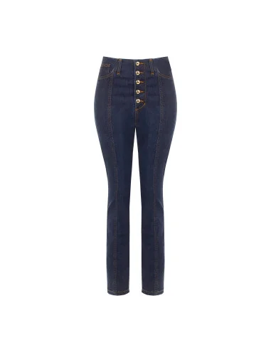 Jean skinny extensible délavage zéro Rinascimento