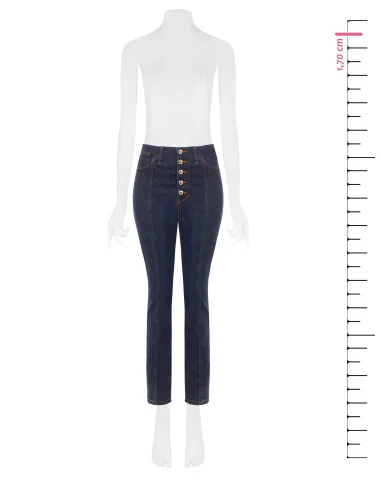 Jeans Skinny Elasticizzati Lavaggio Zero Rinascimento
