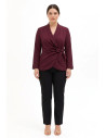 Giacca Blazer Curvy A Portafoglio In Tessuto Cadi Rinascimento Curvy