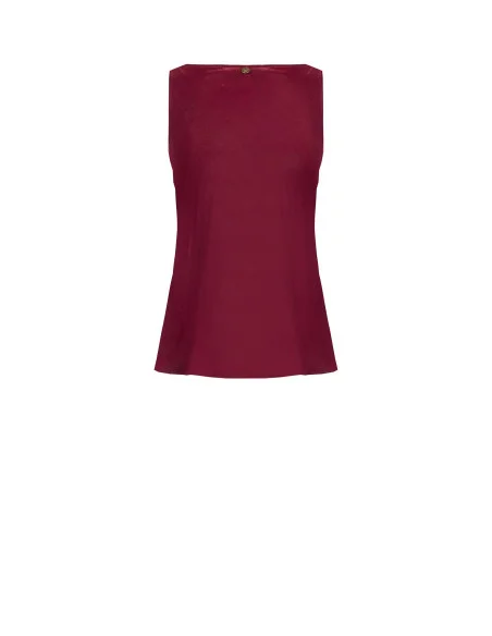 Top ajusté et cintré en satin Rinascimento
