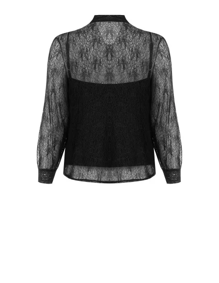 Curvy Top and Lace Blouse Set with Bow Rinascimento Curvy