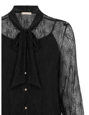 Ensemble grande taille avec top et chemisier en dentelle à nœud Rinascimento Curvy