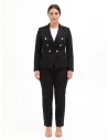 Giacca Blazer Curvy Sfiancata Doppio Petto Rinascimento Curvy