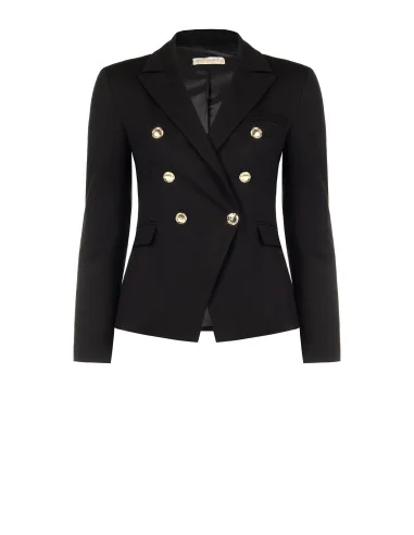 Giacca Blazer Curvy Sfiancata Doppio Petto Rinascimento Curvy