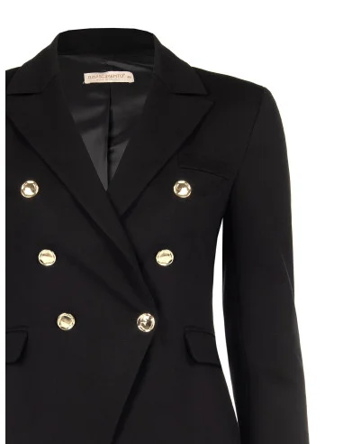 Giacca Blazer Curvy Sfiancata Doppio Petto Rinascimento Curvy