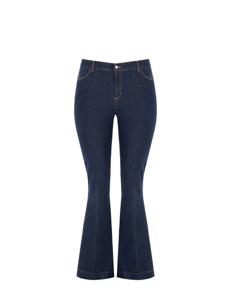 Jeans Curvy Flare Elasticizzati Rinascimento Curvy