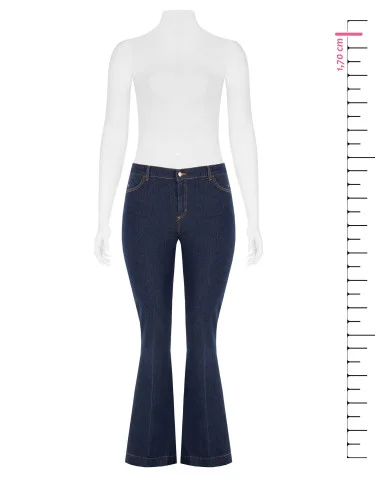 Jeans Curvy Flare Elasticizzati Rinascimento Curvy