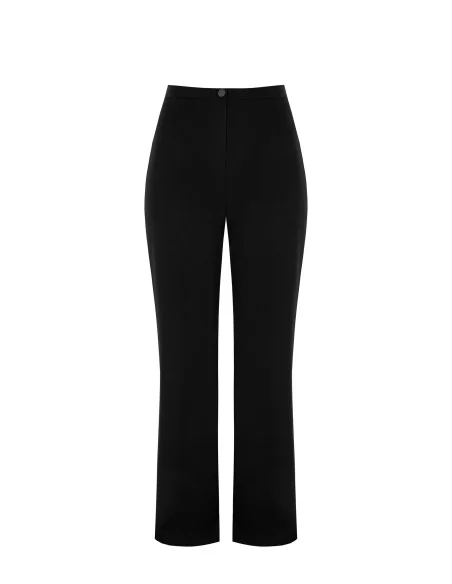 Pantaloni Palazzo Curvy In Tessuto Cadi Con Elastico Dietro Rinascimento Curvy