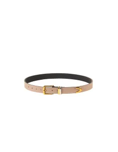 Slim Genuine Smooth Leather Belt Rinascimento