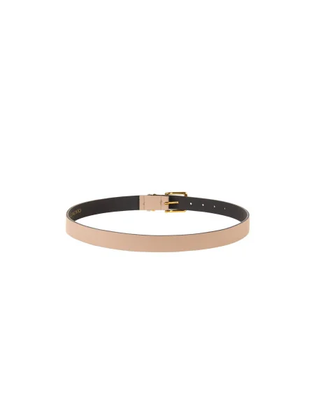 Ceinture fine en véritable cuir lisse Rinascimento