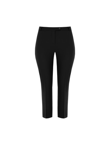 Pantaloni Curvy A Sigaretta In Tessuto Cadi Con Elastico Dietro Rinascimento Curvy