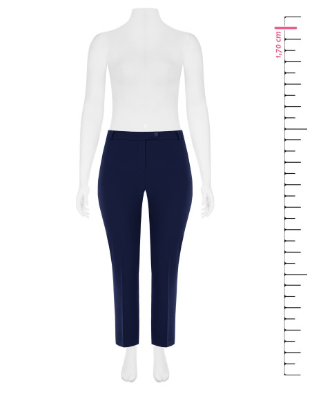 Pantaloni Curvy A Sigaretta In Tessuto Cadi Con Elastico Dietro Rinascimento Curvy