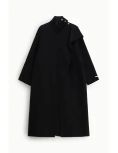 Cappotto Lungo Con Collo Alto E Abbottonatura Dixie 2