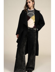 Dixie Vintage-Effect Wide-Leg Jeans
