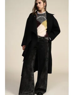 Dixie Vintage-Effect Wide-Leg Jeans