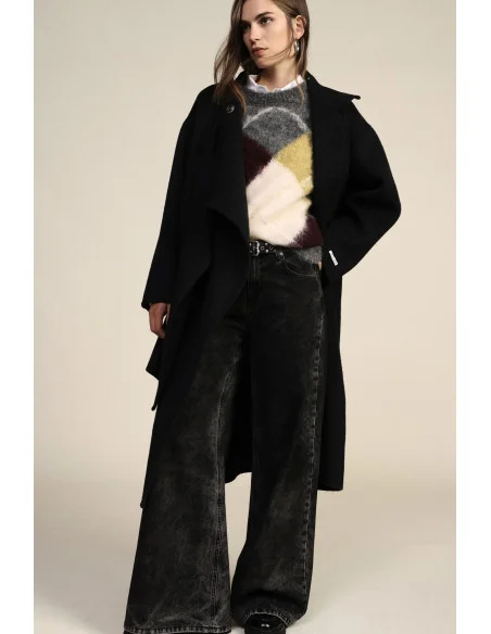 Dixie Vintage-Effect Wide-Leg Jeans