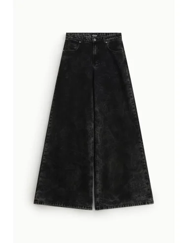 Dixie Vintage-Effect Wide-Leg Jeans