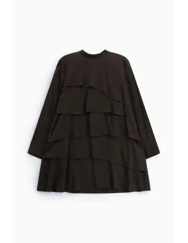 Short Dress with Long Sleeves and Ruffles, Please