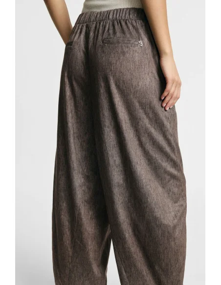 Pantaloni Palazzo Vita Alta Con Pinces Please