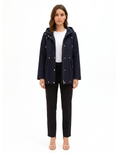 Parka mi-longue avec cordon de serrage « Rinascimento »