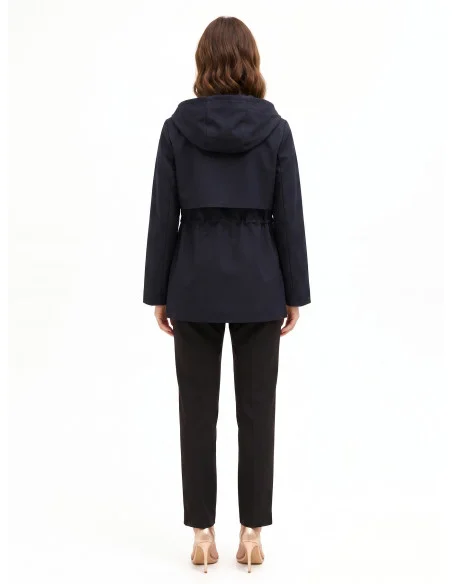 Rinascimento Mid-Length Parka with Drawstring