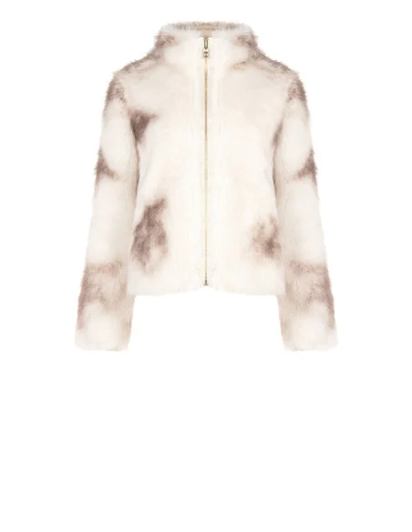 Cappotto Corto In Pelliccia Sintetica Con Zip Rinascimento