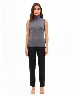 Rinascimento Lightweight Sleeveless Sequin Jumper