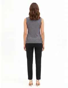 Rinascimento Lightweight Sleeveless Sequin Jumper 2