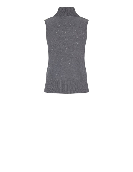 Rinascimento Lightweight Sleeveless Sequin Jumper