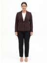 Giacca Blazer Curvy In Tessuto Tecnico Rinascimento Curvy