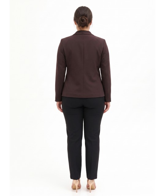 Giacca Blazer Curvy In Tessuto Tecnico Rinascimento Curvy