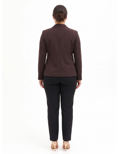 Giacca Blazer Curvy In Tessuto Tecnico Rinascimento Curvy