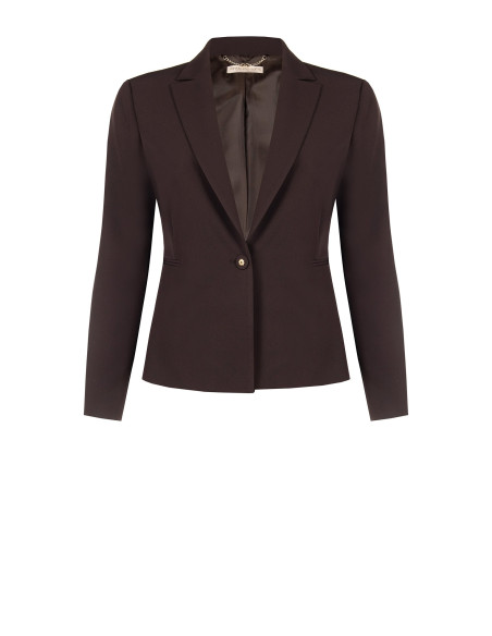 Curvy Blazer Jacket in Technical Fabric by Rinascimento Curvy