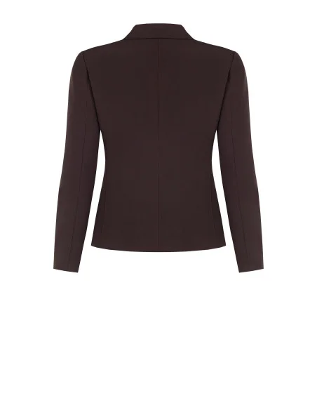 Giacca Blazer Curvy In Tessuto Tecnico Rinascimento Curvy
