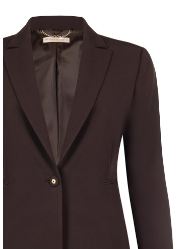 Curvy Blazer Jacket in Technical Fabric by Rinascimento Curvy