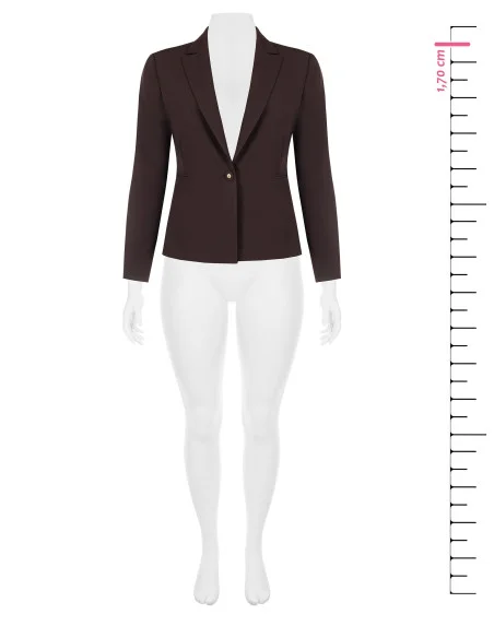Curvy Blazer Jacket in Technical Fabric by Rinascimento Curvy