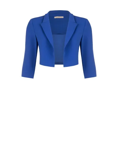 Giacca Spencer Curvy In Scuba Crepe Rinascimento Curvy