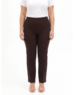 Pantaloni Curvy A Zampa In Tessuto Tecnico Rinascimento Curvy