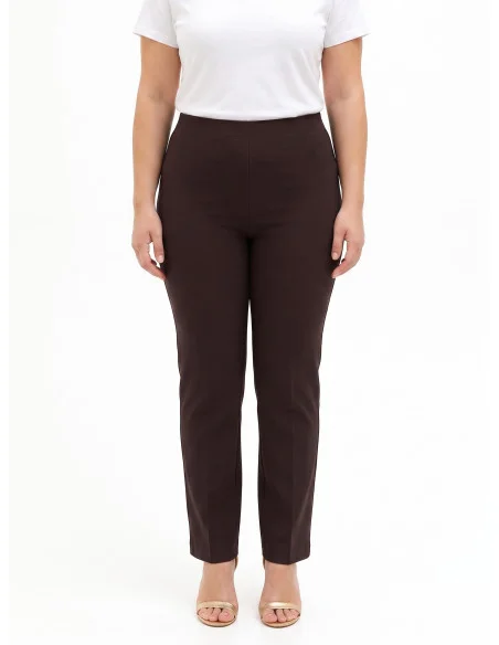 Pantalon évasé pour femmes rondes en tissu technique Rinascimento Curvy