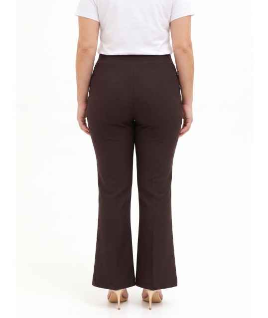 Pantaloni Curvy A Zampa In Tessuto Tecnico Rinascimento Curvy
