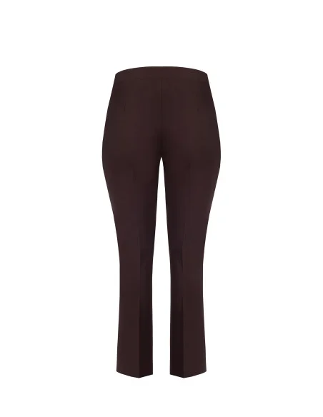 Pantaloni Curvy A Zampa In Tessuto Tecnico Rinascimento Curvy