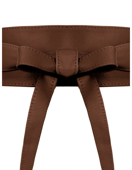 Rinascimento Genuine Leather Sash Belt - Vestiti Firmati Life Smiles