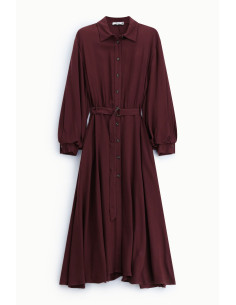Robe longue avec ceinture et boutons sur le devant, s'il vous plaît 2