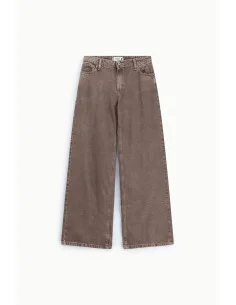 Jeans Palazzo Gamba Dritta Con Lavaggio Please 2