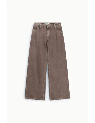 Straight-leg Palazzo Jeans in the ‘Please’ wash