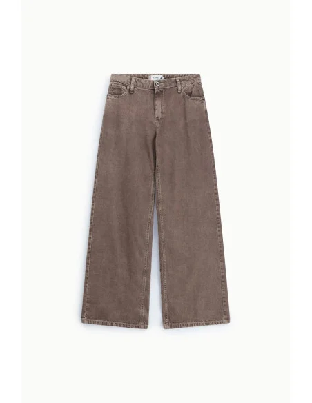 Straight-leg Palazzo Jeans in the ‘Please’ wash
