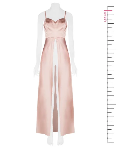 Haut bustier long et fluide « Rinascimento »
